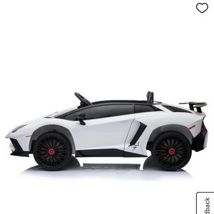White lamborghini for ages 3 to 8